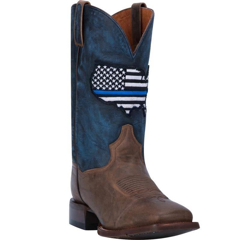 Dan Post Men's Thin Blue Line Boot Size 9EW