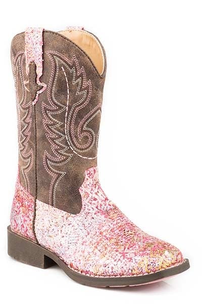 Roper Children's Glitter Aztec Western Boot