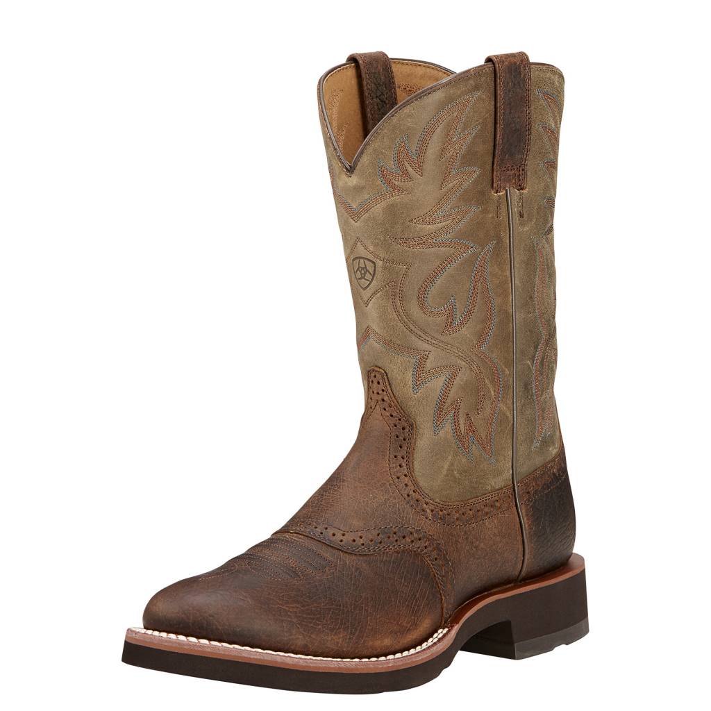 Ariat Men's Earth Brown Heritage Crepe Boot