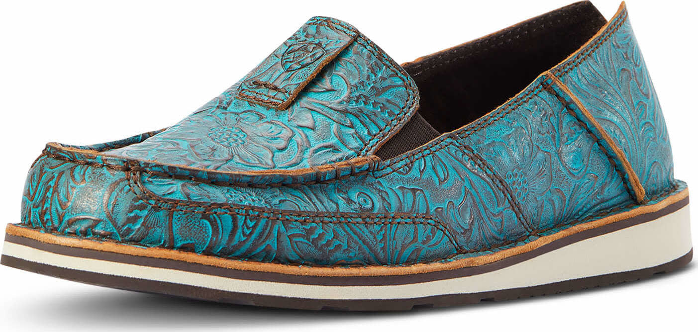 Ariat Ladies Turquoise Floral Cruiser