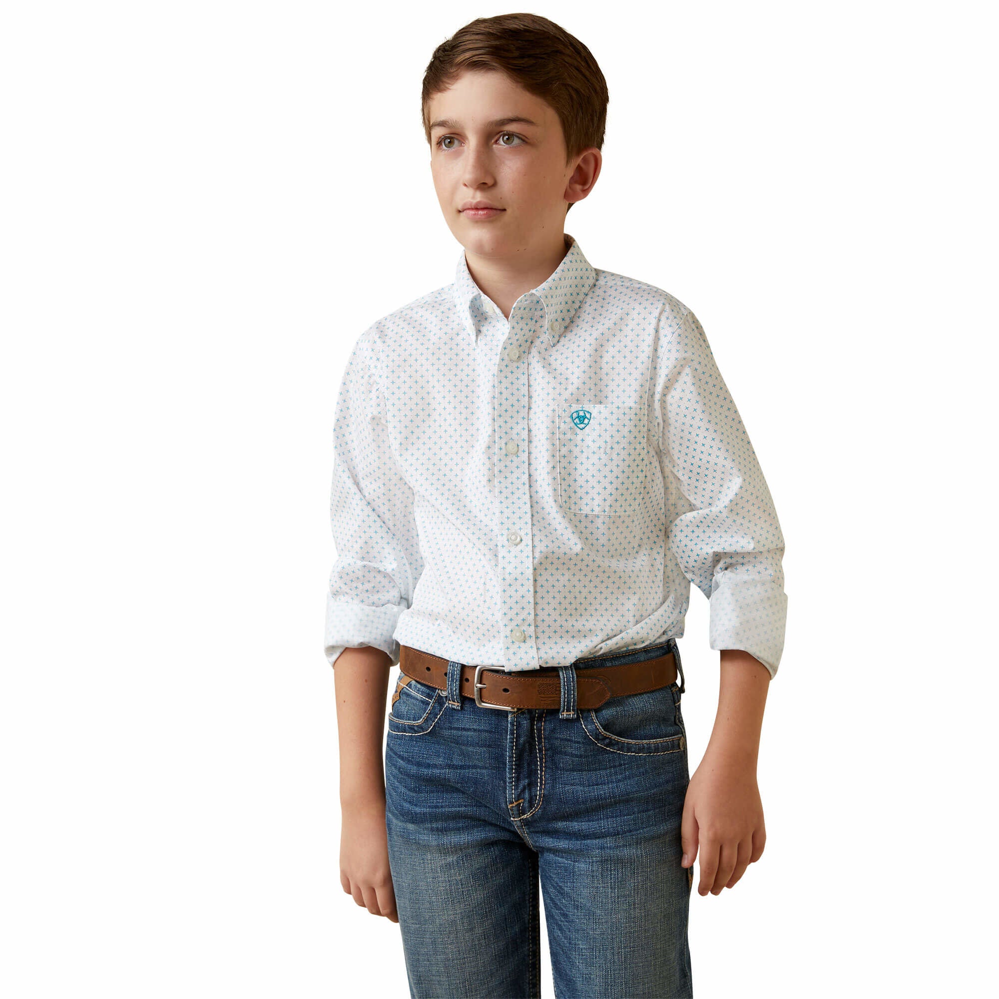 Ariat Boy's Kaine Button Down Shirt