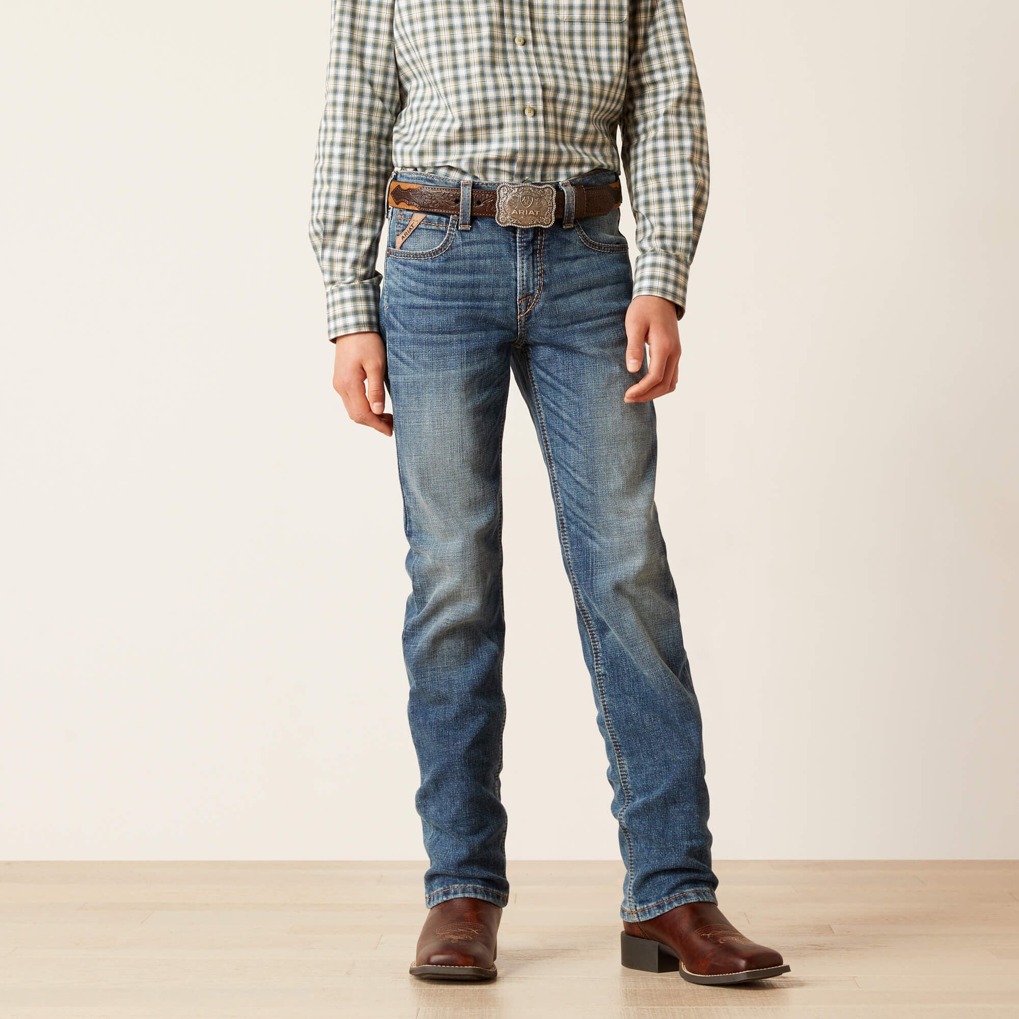 Ariat Boy'S B5 Slim Paul Straight Jean.