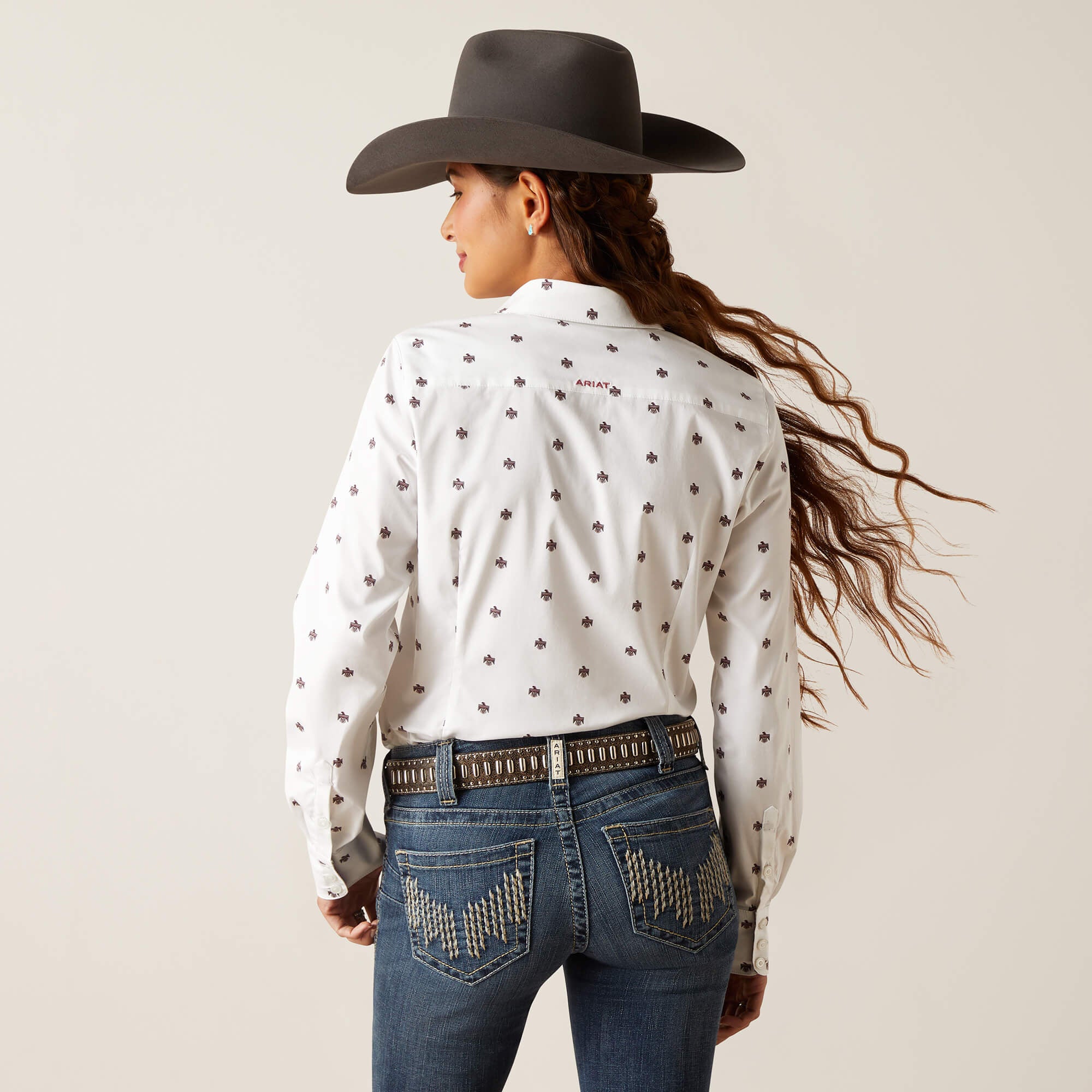 Ariat Women's Thunderbird Kirby Stretch Button Down Shirt.