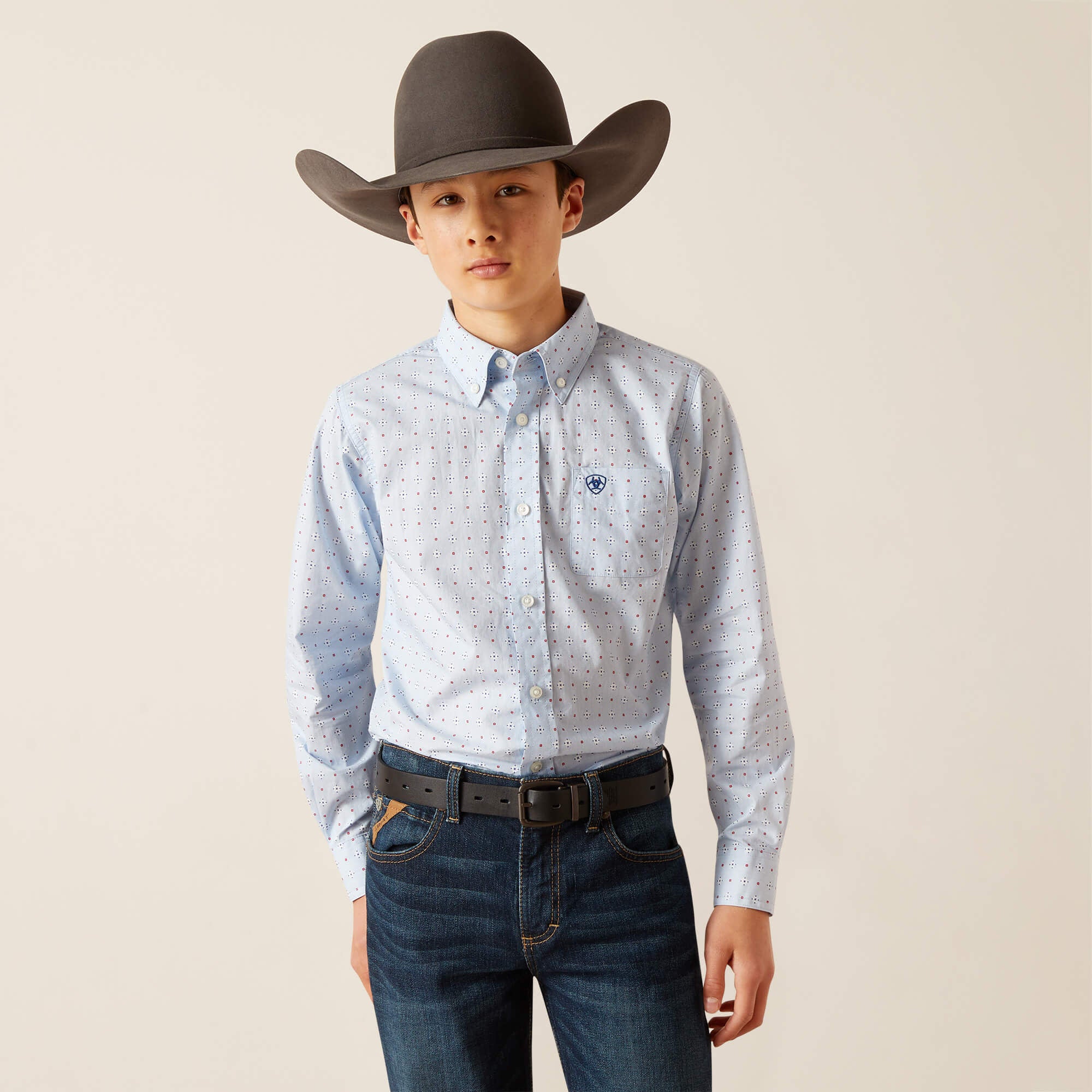 Ariat Boy's Penley Classic Fit Button Down Shirt