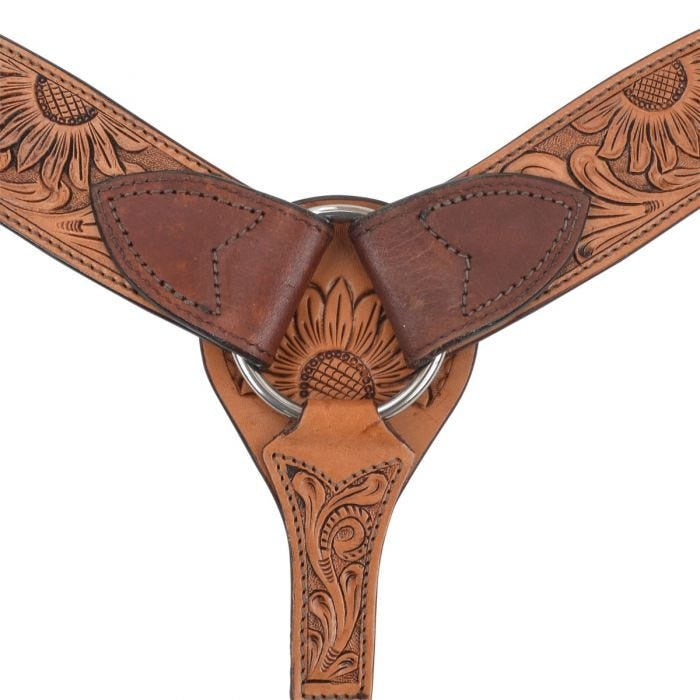 Reinsman Copper Sunflower Breastcollar.