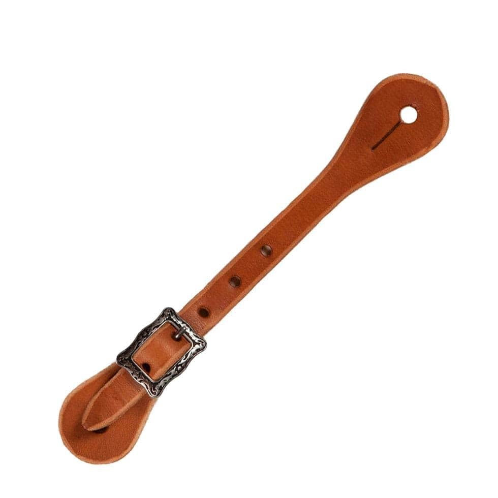 Berlin Leather Kid's Embossed Buckle Spur Strap.