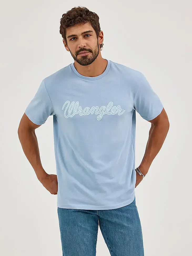 Wrangler Men's Rope Logo Tee