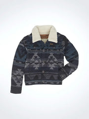 Wrangler Boy's Sherpa Lined Jacquard Print Jacket