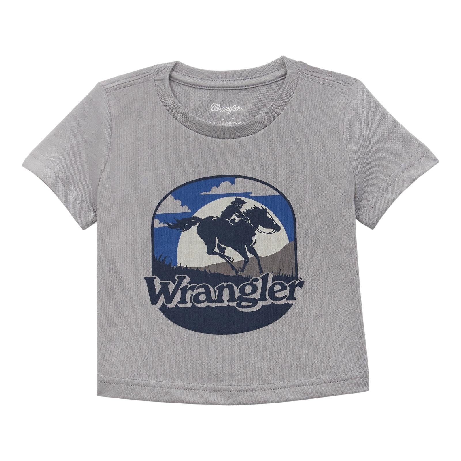 Wrangler Boy's Gray Graphic Tee