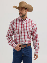 Wrangler Men's George Strait Plaid Button Down