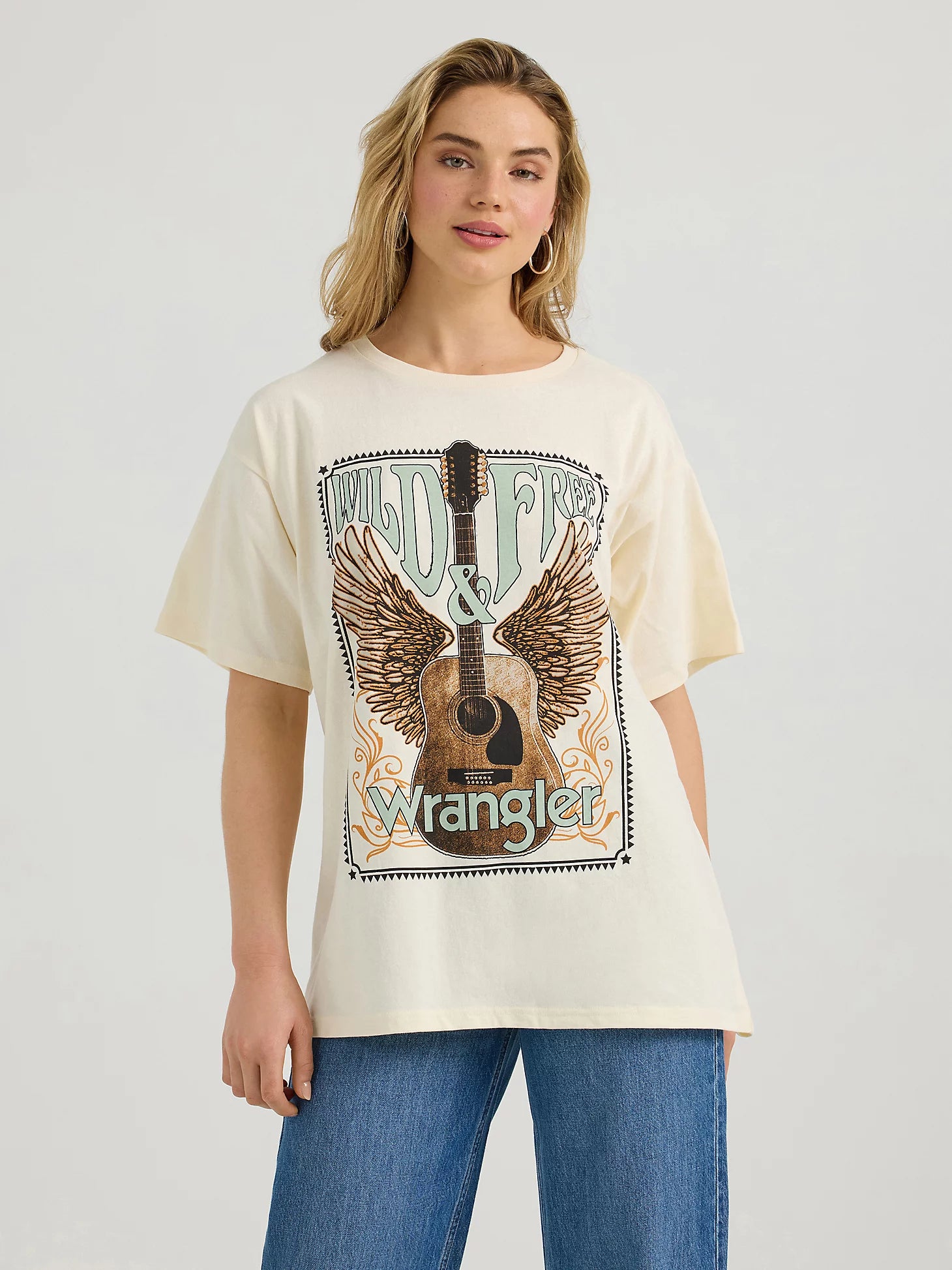 Wrangler Women's Oversized Graphic Tee