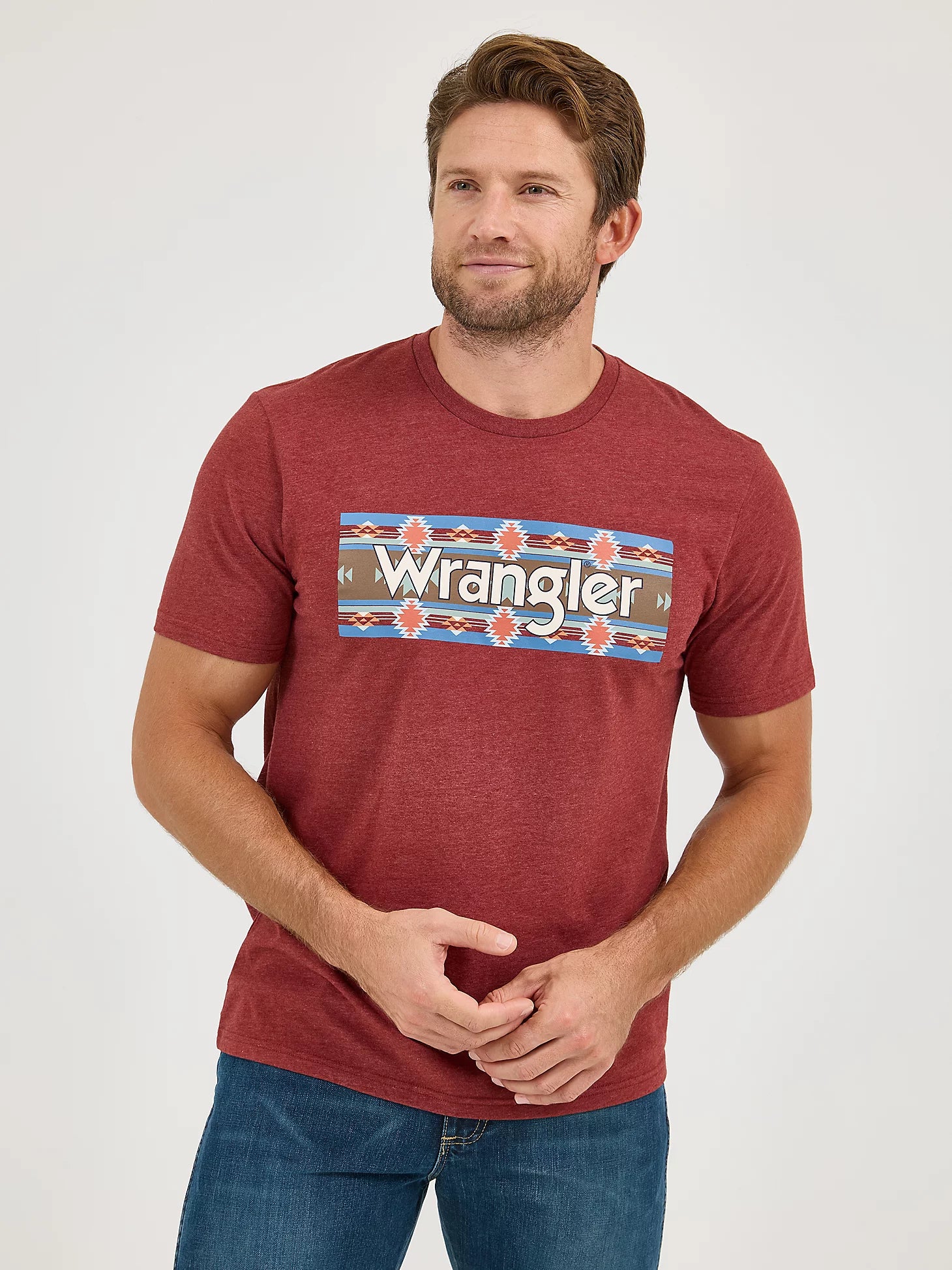 Wrangler Men's Southwestern Logo Tee