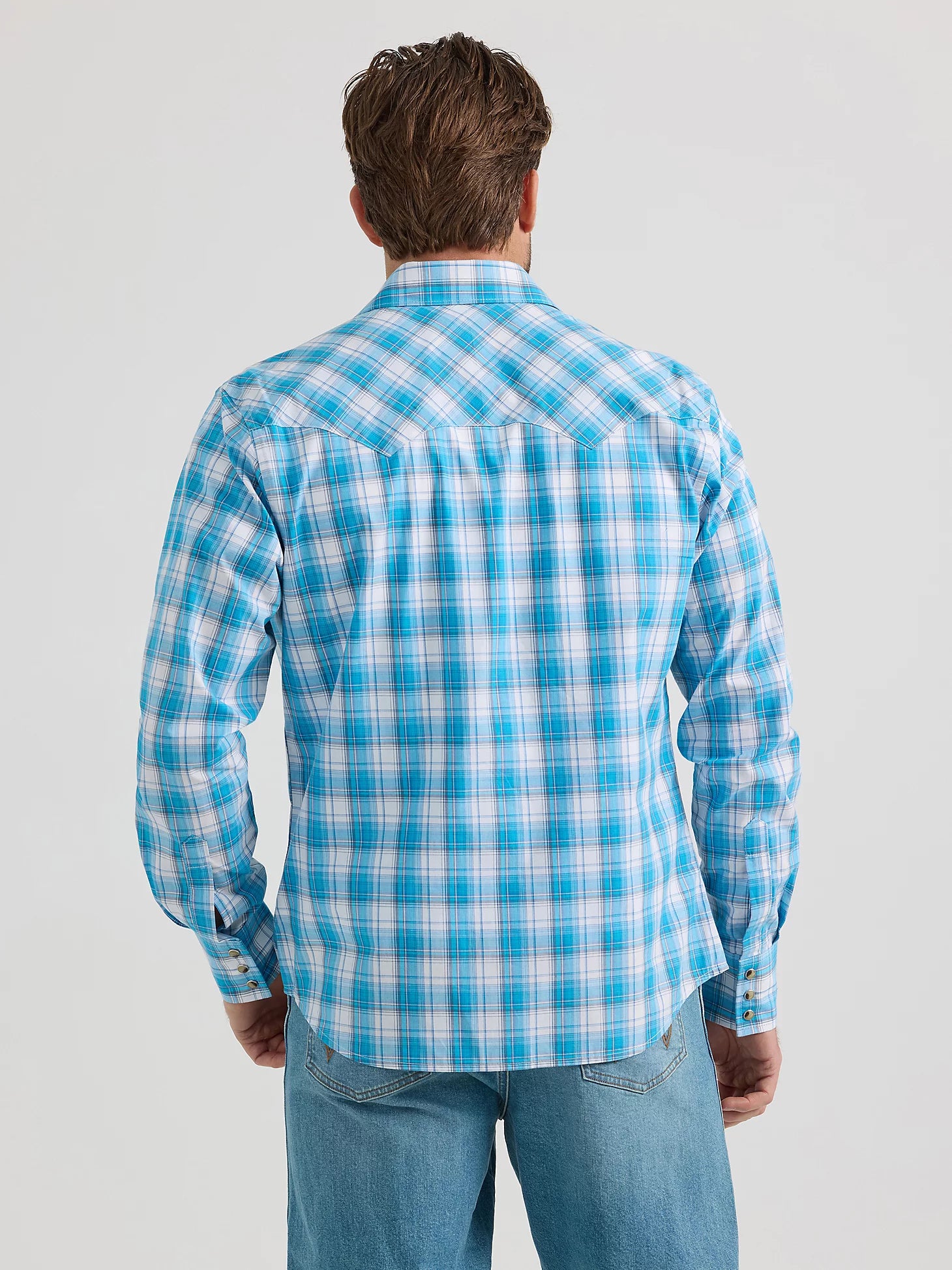 Wrangler Men's Retro Plaid Snap Front Shirt