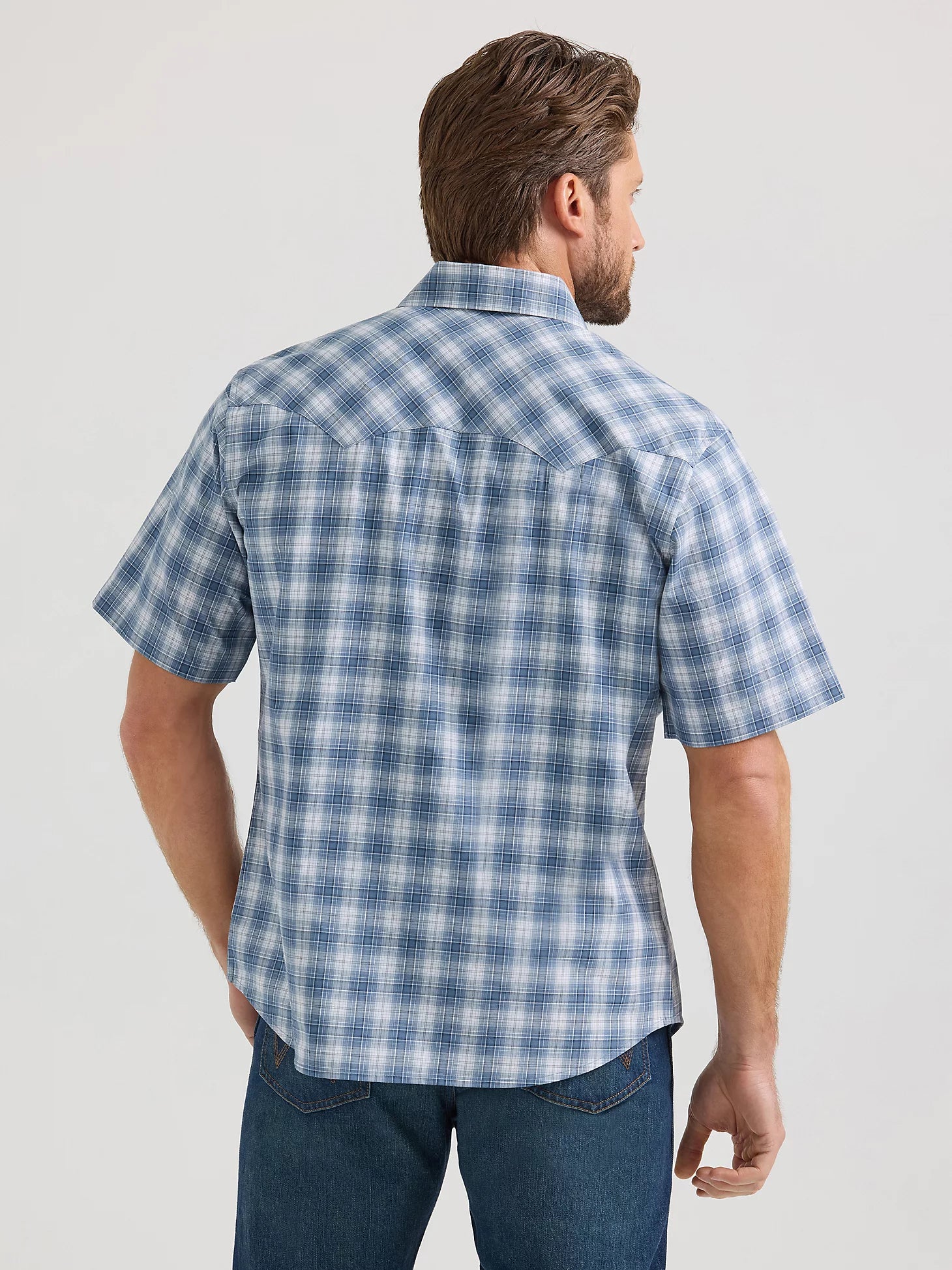 Wrangler Men's Retro Plaid Snap Front Shirt