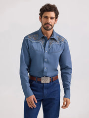 Wrangler Men's Rodeo Ben Snap Front Shirt