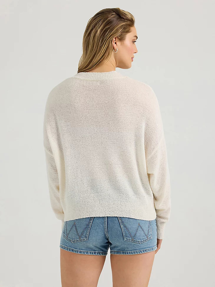 Wrangler Women's Gauzy Knit Sweater