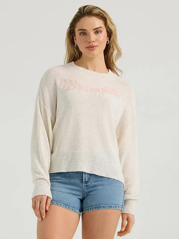 Wrangler Women's Gauzy Knit Sweater