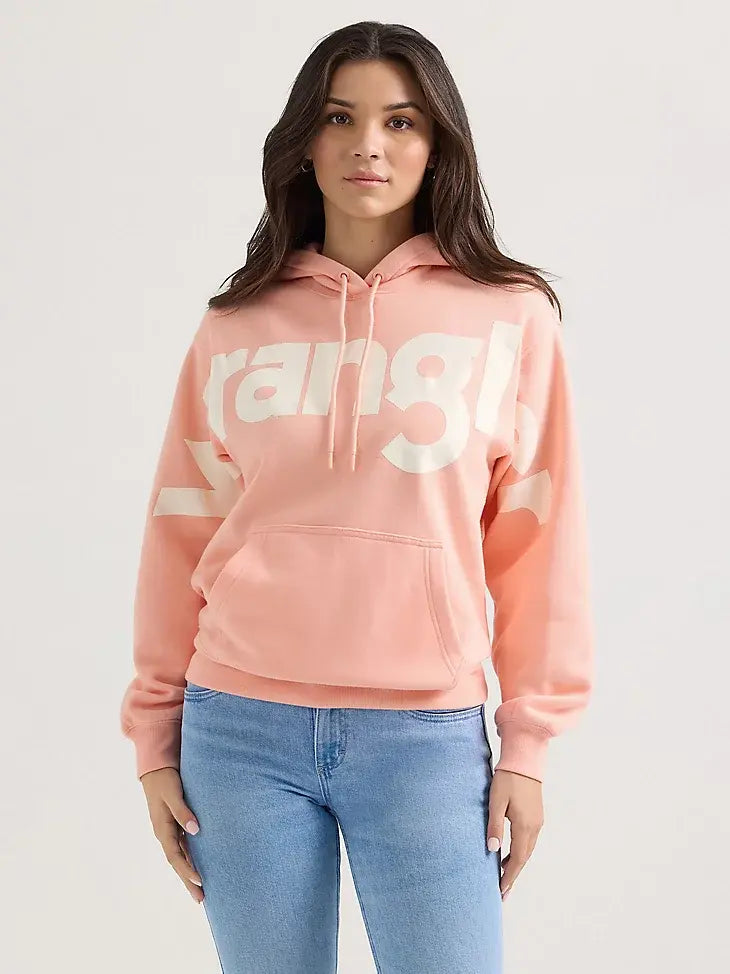 Wrangler Women's Bold Logo Hoodie.