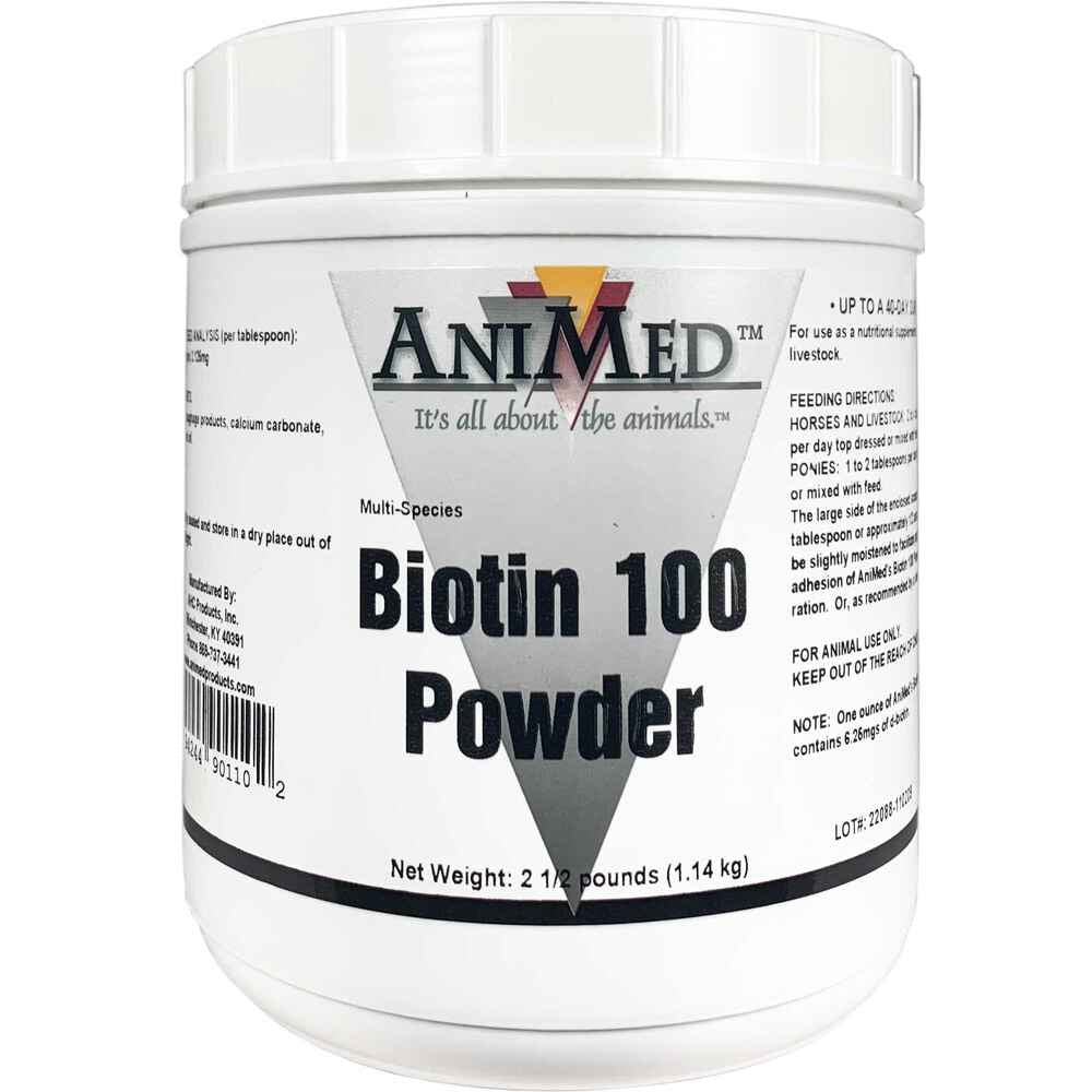 AniMed Biotin 100 Powder Supplement