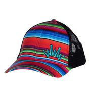 Best Ever Pads Red Serape Puff Crown Cap