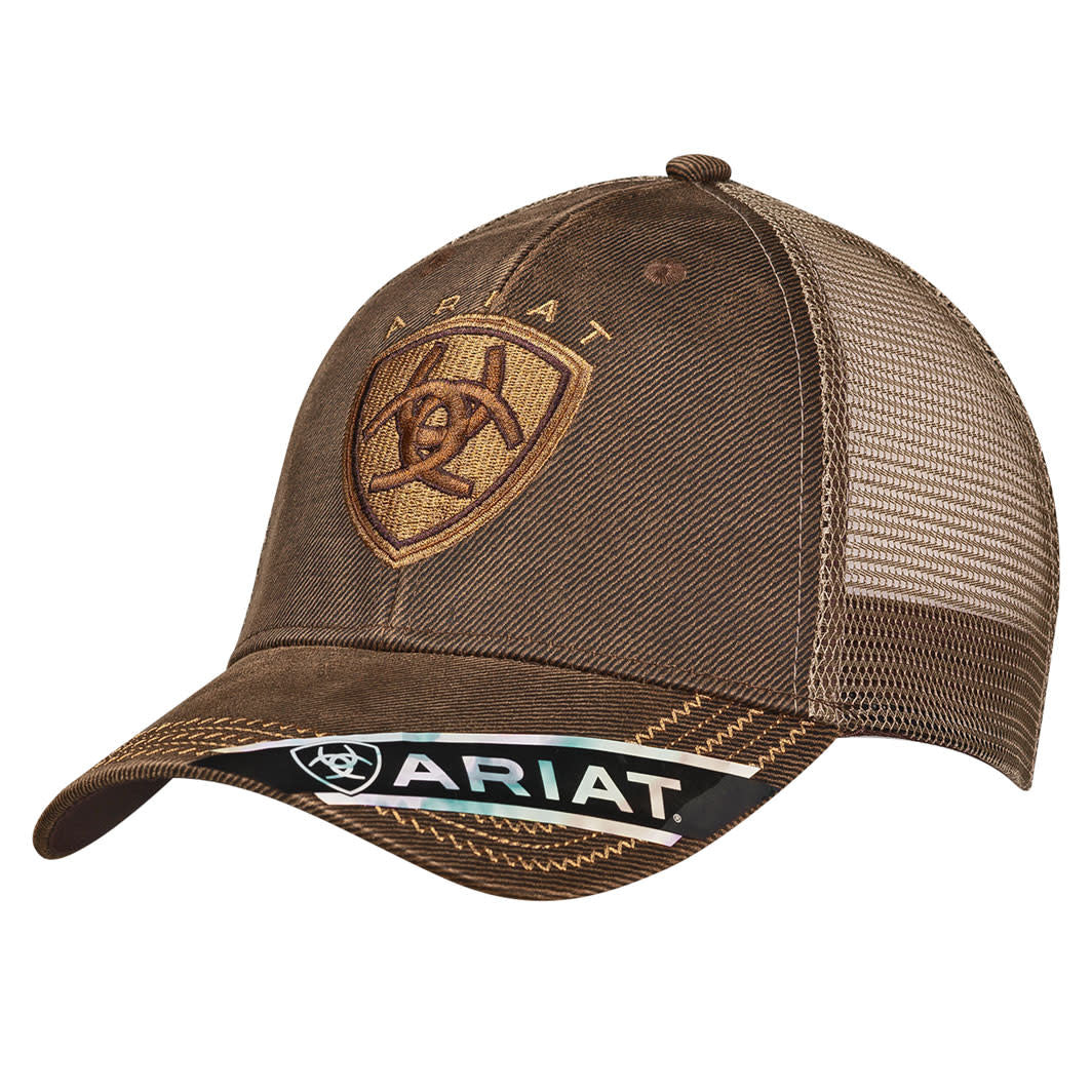 Ariat Brown Oilskin Cap