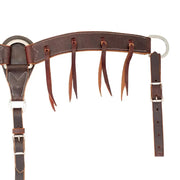 Cowboy Tack Chocolate Latigo String Breastcollar