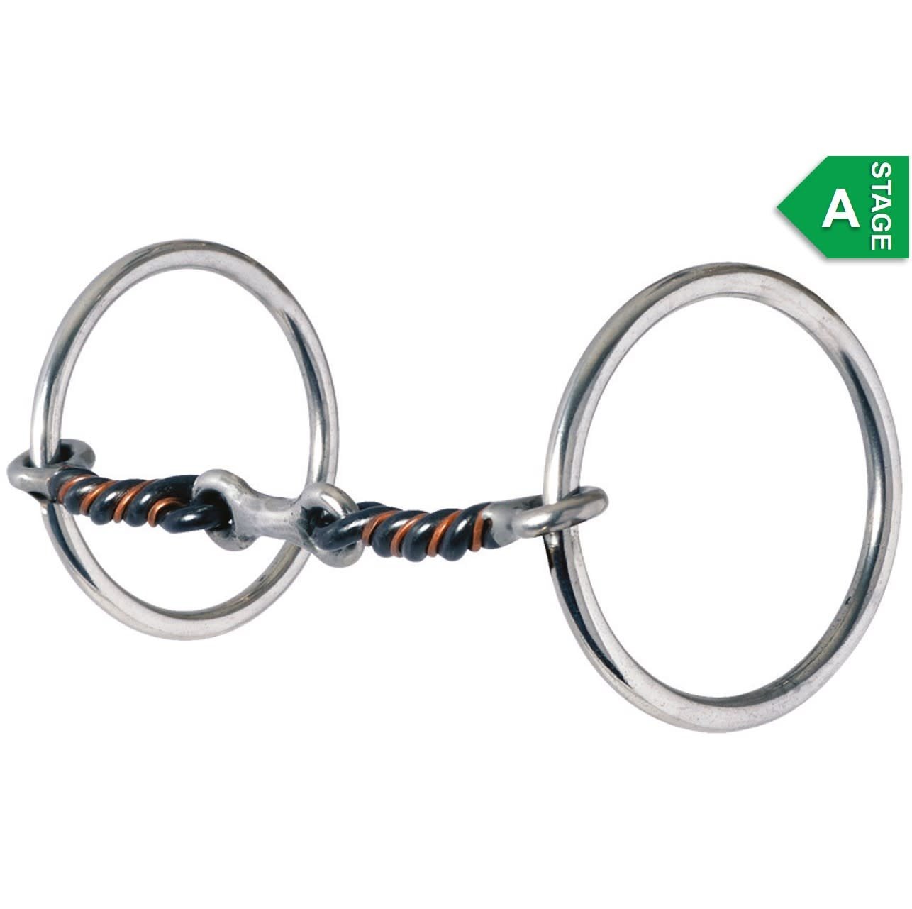 Reinsman 3 Piece Sweet & Sour Snaffle Bit.