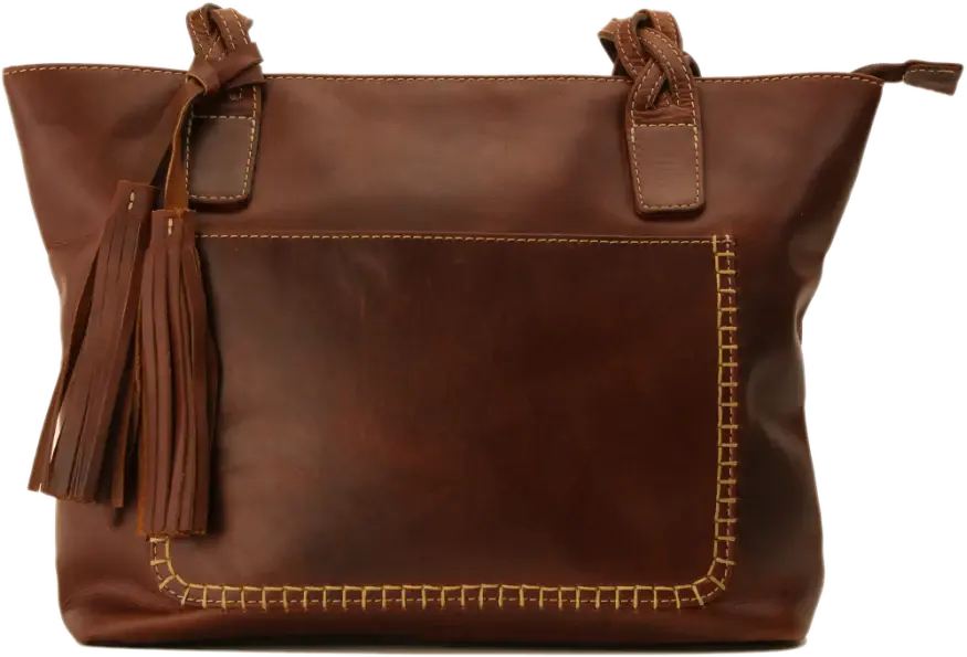 Rugged Earth Leather Tote