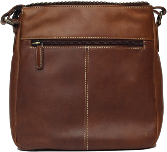 Rugged Earth Leather Purse.