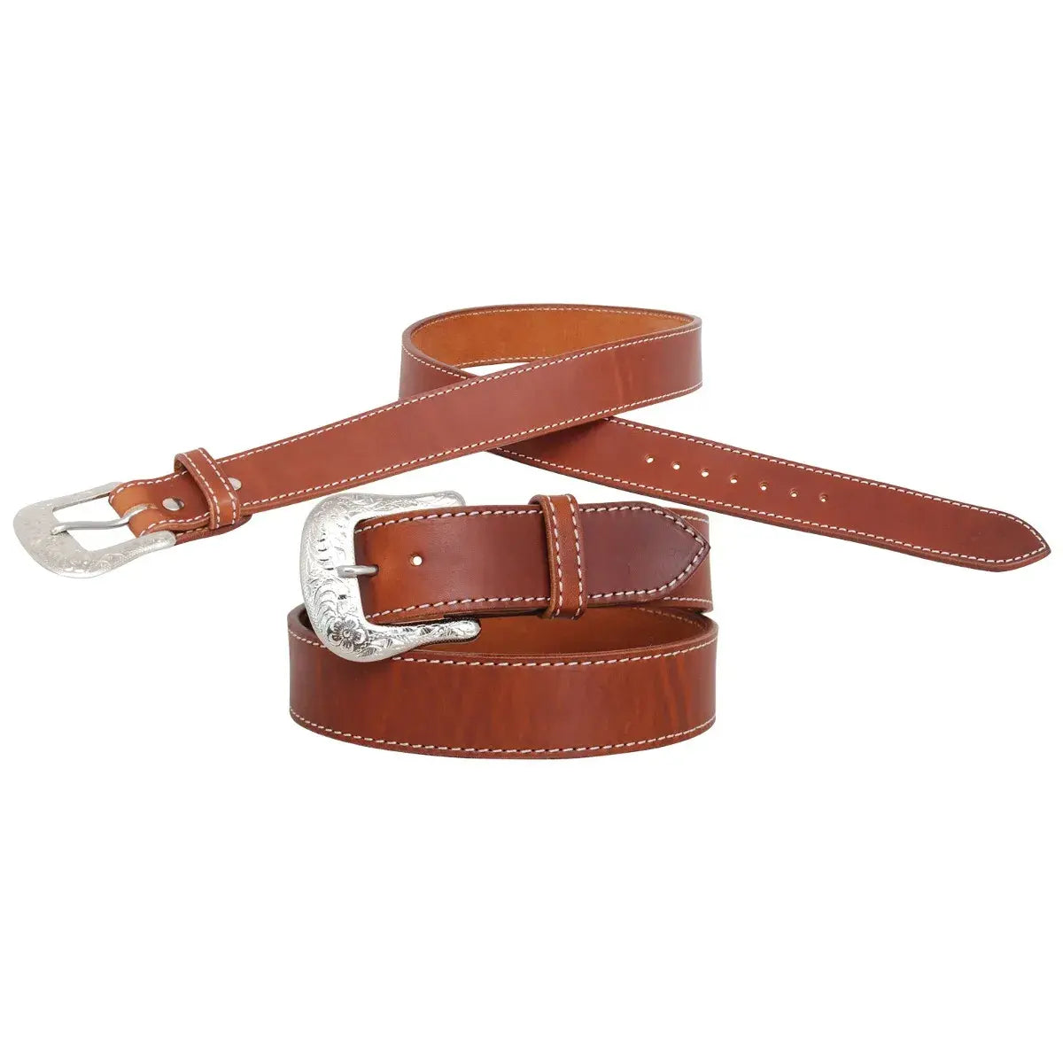 Circle Y Men's Plain Leather Belt.