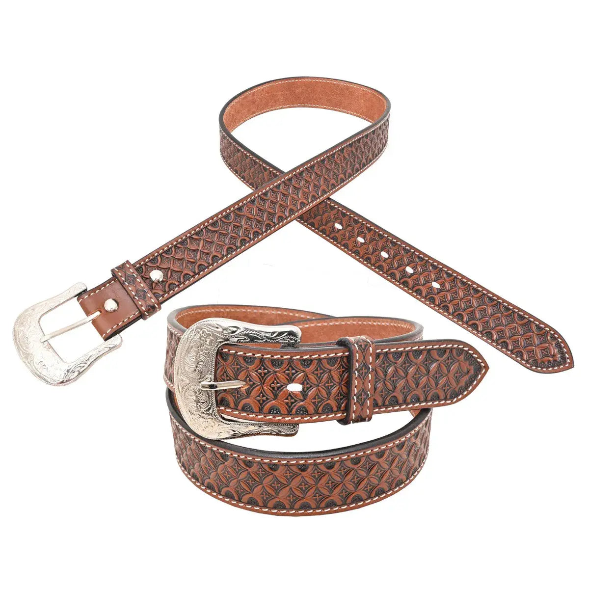 Circle Y Men's Copperhead Western Belt.