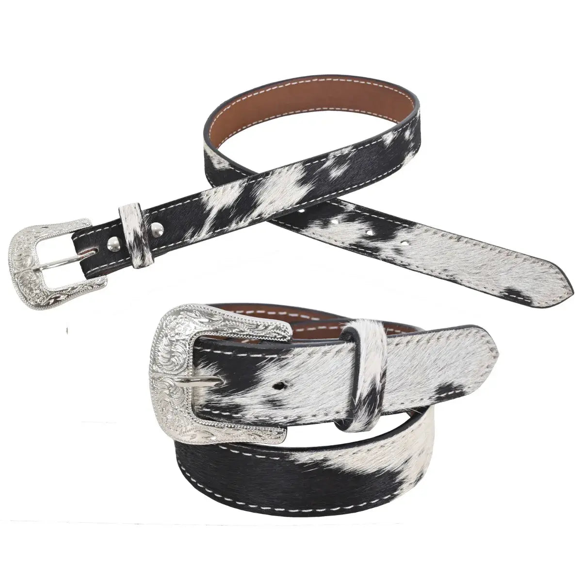 Circle Y Youth Rowdy Hide Belt 2034-BT.