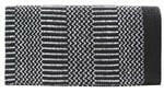 AHE Double Weave Black Natrual Saddle Blanket.