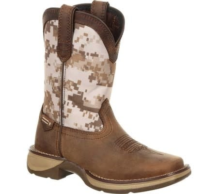 Youth Dusty Brown Camo Boot