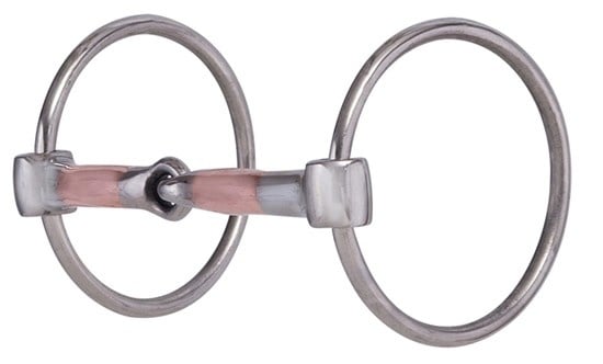 AHE O Ring Copper Snaffle Bit