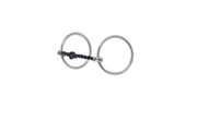 AHE Sweet Iron Twisted Wire O Ring Snaffle Bit