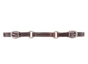 Jim Edwards Leather Linked Curb Strap