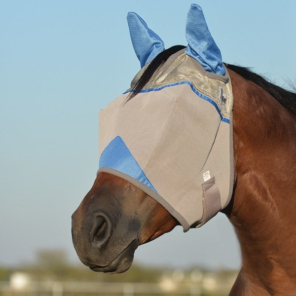 Cashel Military Support with Ears Fly Mask