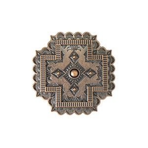 Blazin' Roxx Southwest Sunburst Cross Buckle