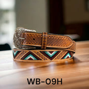 Ranger Belt Co. Men's Beaded Western Belt