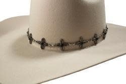 3D Engraved Cross Hatband.