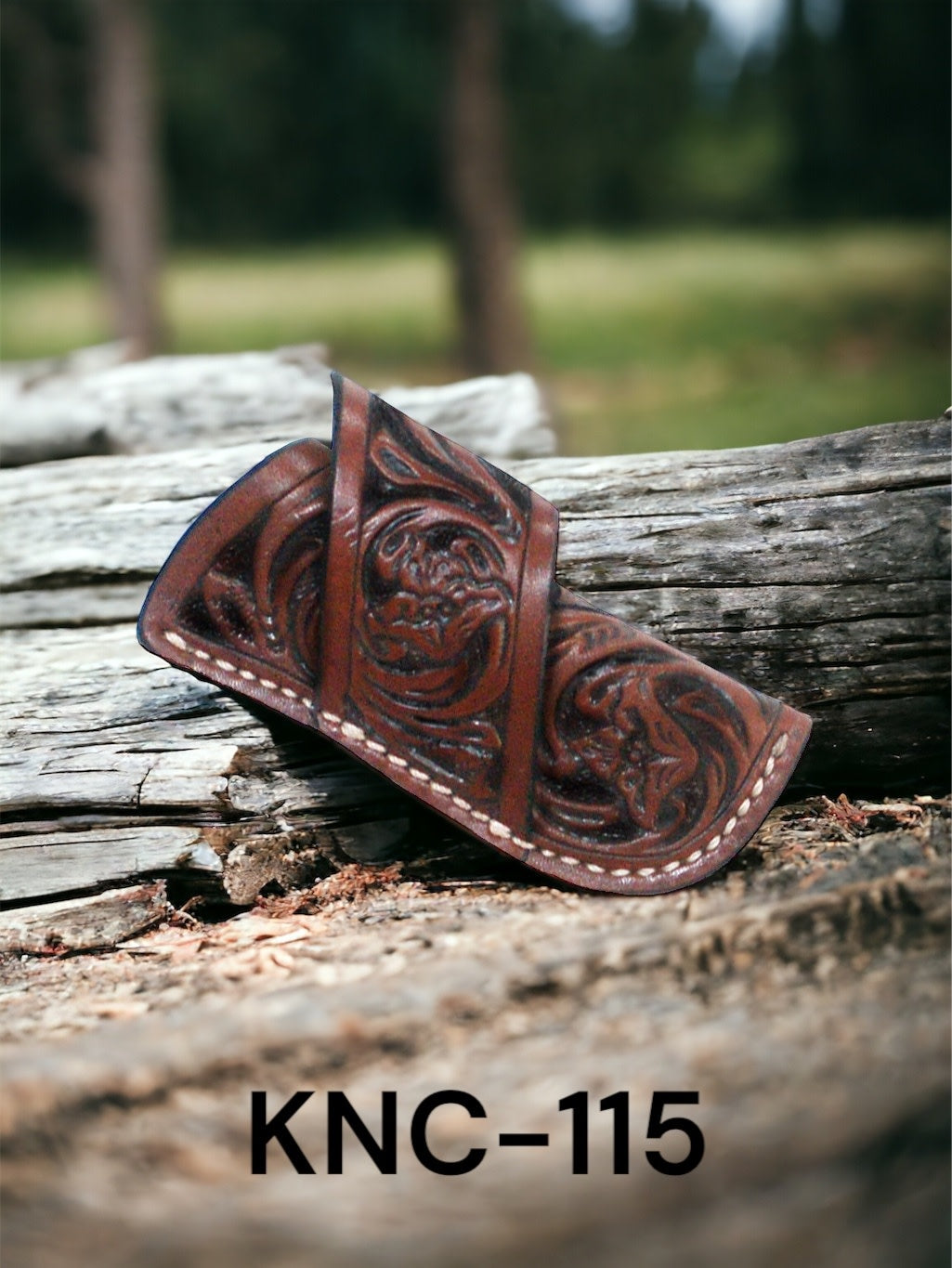 Circle SH Floral Knife Sheath.