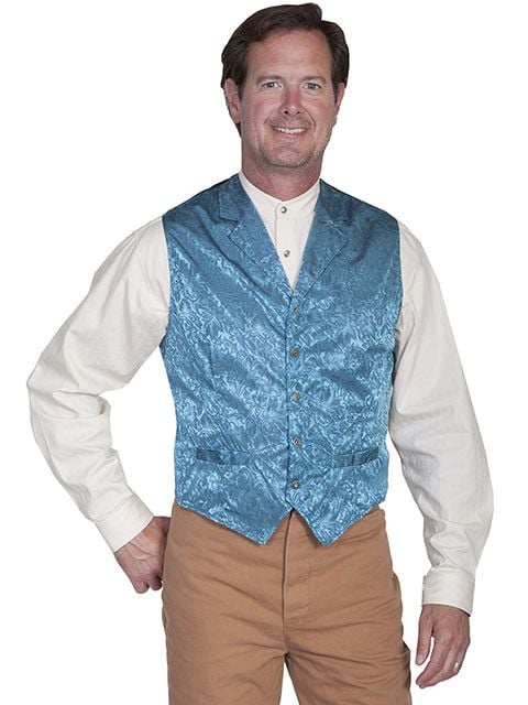 Wahmaker Men's Silk Paisley Vest