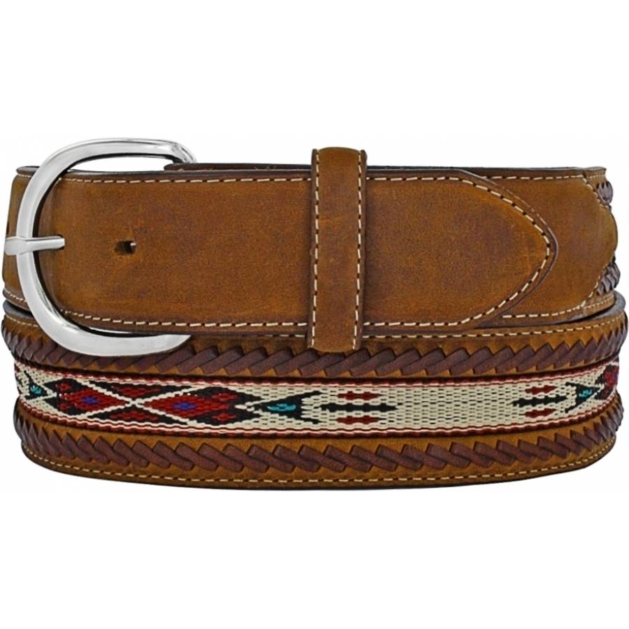 Men's Horse Hair Ribbon Western Belt.