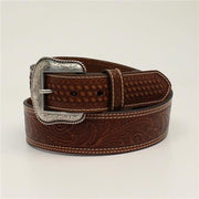 Nocona Men's Floral/Basket Belt