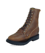 Justin Men's Steel Toe Aged Bark Lacer Boot C3