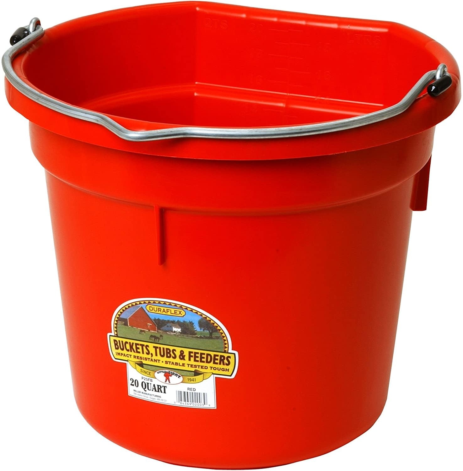 Little Giant Flat Back 20qt Bucket.