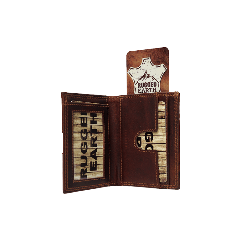 Rugged Earth Men's Bi-Fold Credit Card Wallet