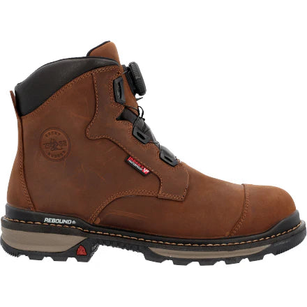 Rocky Men's Rams Horn BOA Composite Toe Waterproof Work Boot