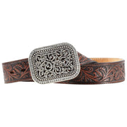 Ariat Women's Dark Brown Embossed Belt